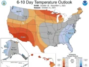 В Миннесоте зафиксирован первый снег сезона